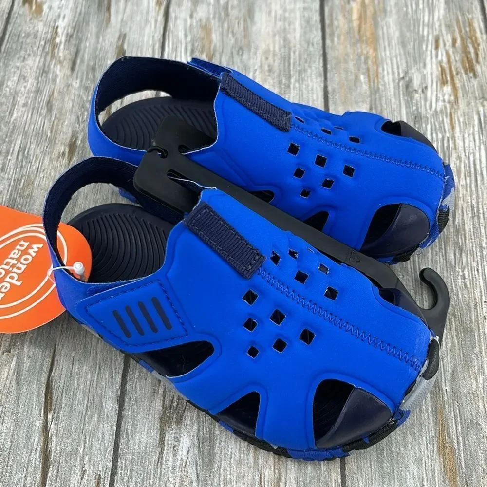 baby Toddler Kids Lightweight Bump Toe Summer Sandals Shoes Size 7-8